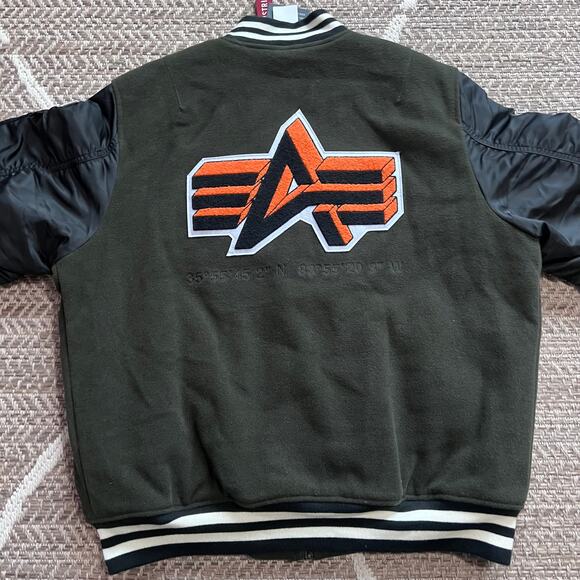 Alpha Industries Wool Jacket- Sz XL - Picture 2 of 7